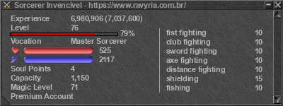 Signature for player Sorcerer Invencivel